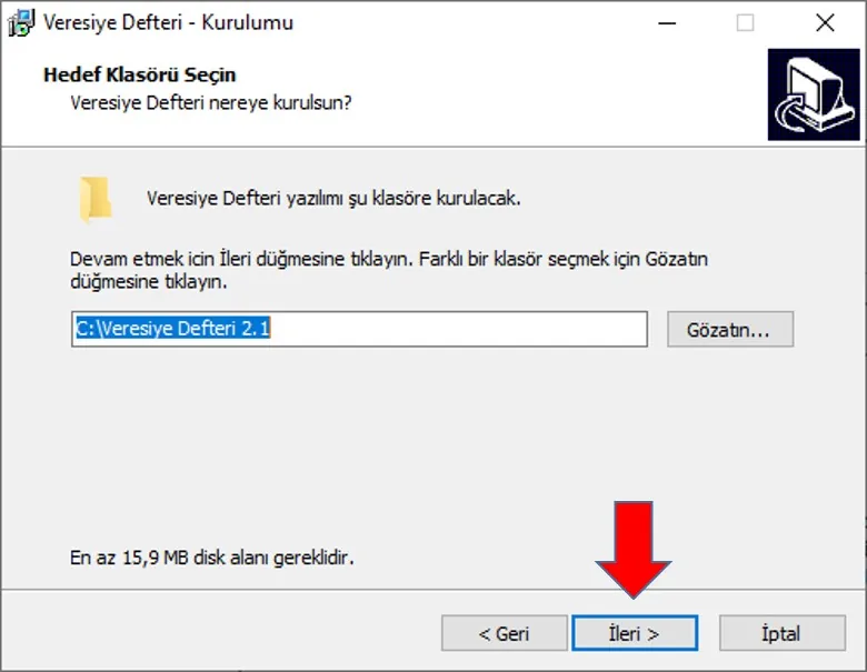 Kurulum adımı 4
