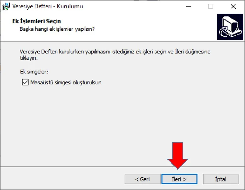 Kurulum adımı 6